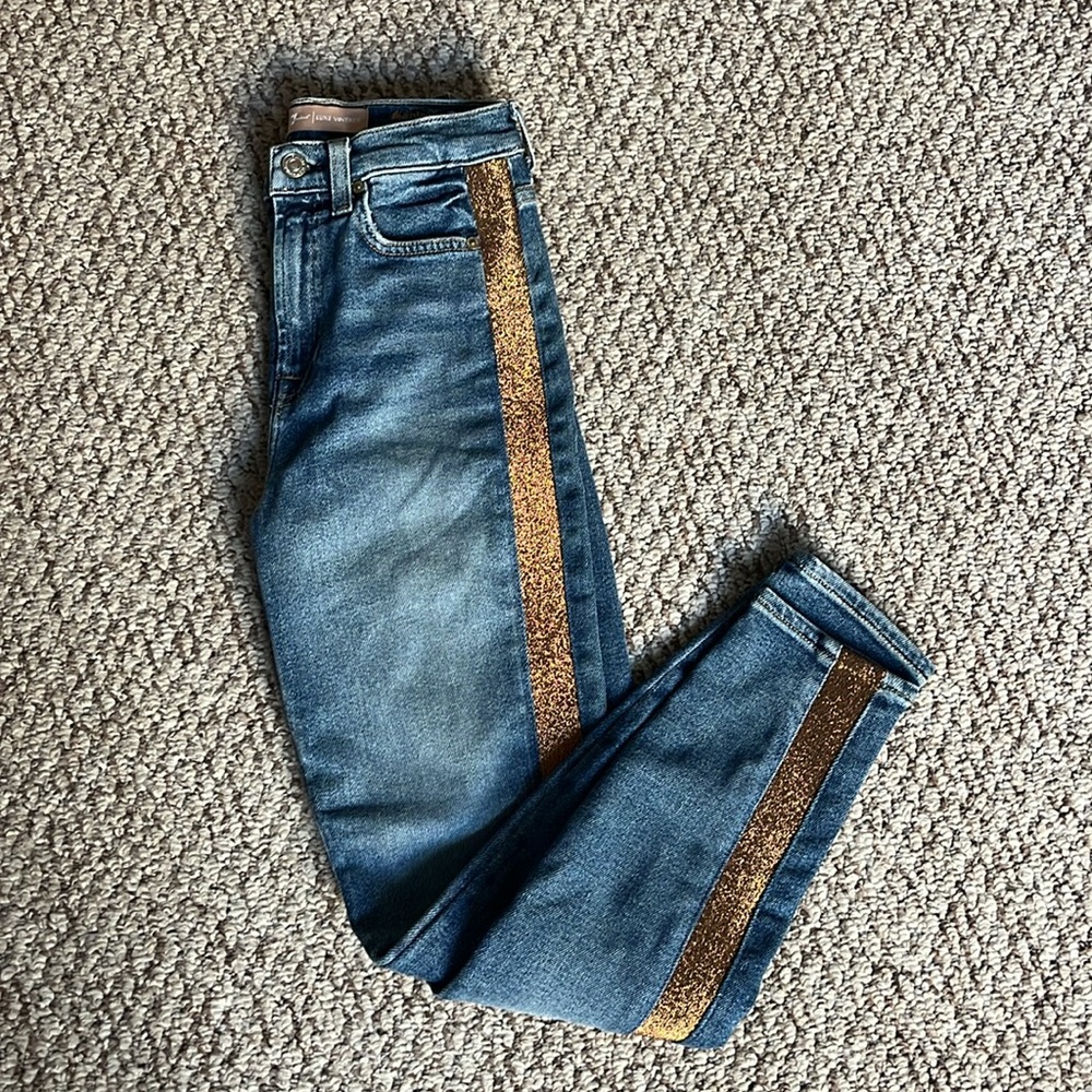 7 For All Mankind// Luxe Vintage• the high waisted ankle• size 24 - Picture 5 of 15